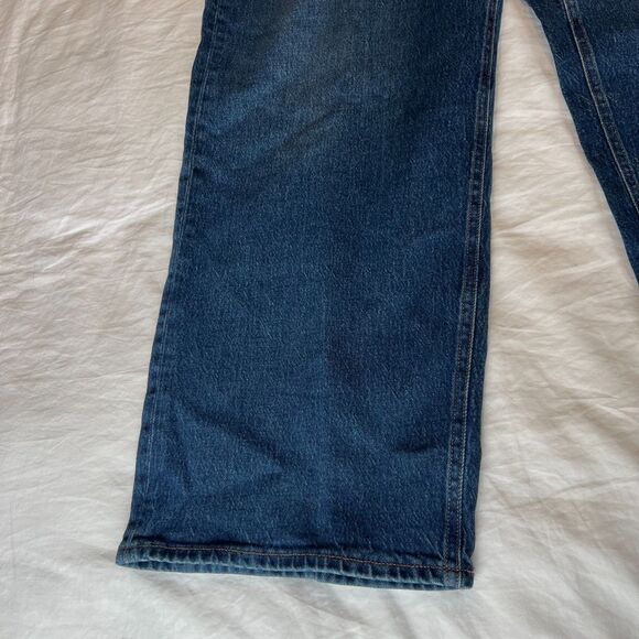 Old Navy Mid-Rise The Slouchy Wide Leg Jeans Women’s Relaxed Size 16 - Picture 7 of 11